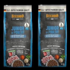 2x Belcando JUNIOR GF Poultry 12,5kg Trockenfutter Hund M-XL getreidefrei Welpen - Bild 1 von 3