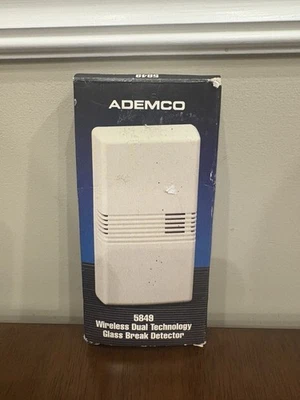 NEW ADEMCO 5849 WIRELESS DUAL TECHNOLOGY GLASS BREAK DETECTOR - Image 1 of 4