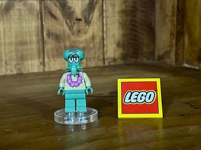 LEGO SpongeBob Vintag 2012 Squidward (bob035) - Pink Lei Retired!!! - Image 1 of 2