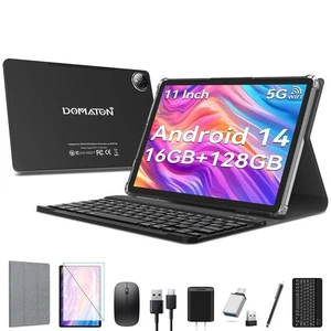 11 inch Tablet, 2025 Latest Android 14 Tablet with 16GB RAM 128GB ROM 1TB Exp... - Picture 1 of 8