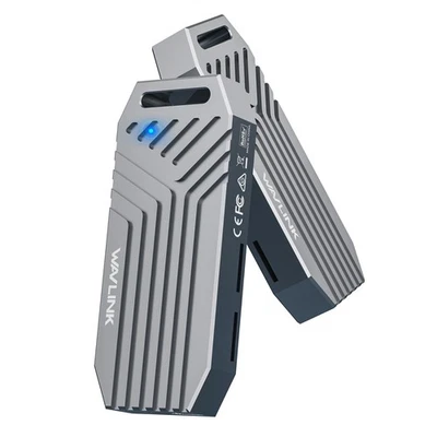 Gabinete SSD PCIe 40 Gbps USB4 M.2 NVMe con ventilador de refrigeración para SSD PCIe B+M/M-Key Foto 1 de 4