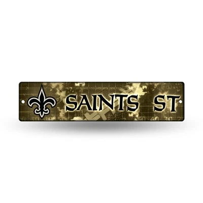 NFL New Orleans Saints 16-Inch Plastic Street Sign Décor - Image 1 of 4