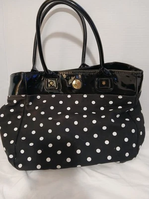 Tommy Hilfiger Polka Dots Tote shou bag. - Image 1 of 4