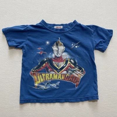 Vintage Ultraman Gaia Shirt Youth 4 Bandai Tsuburaya 90s Anime Graphic Tee - Image 1 of 4