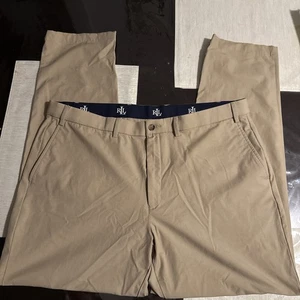 Pantalones Polo Ralph Lauren Para Hombre 40x32 Caqui Rendimiento Clásicos Elastizados Bronceados Golf - Imagen 1 de 9