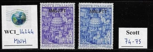 WC1_14244. ITALIA: TRIESTE FTT. Juego AÑO SANTO 1950. Scott 74-75. MNH - Imagen 1 de 1