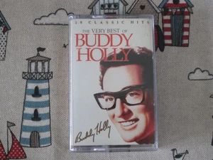 BUDDY HOLLY THE VERY BEST OF 52 CLASSIC HITS 1990s DINO AUDIO CASSETTE ALBUM - Picture 1 of 6