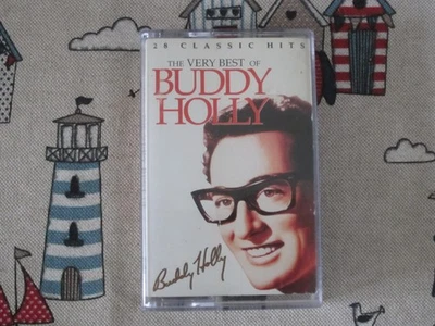 BUDDY HOLLY THE VERY BEST OF 52 CLASSIC HITS 1990s DINO AUDIO CASSETTE ALBUM - Image 1 of 4