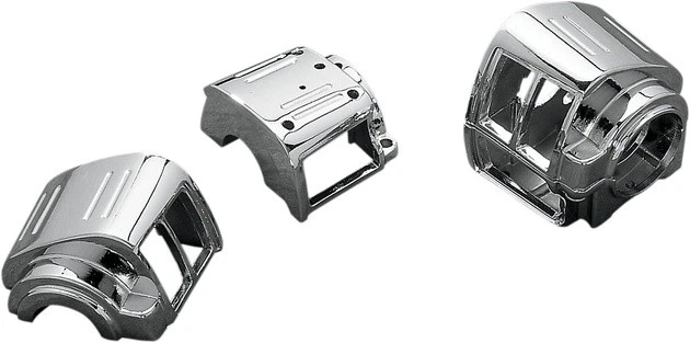 Kit de carcasa de interruptor fresado DS cromo Harley Davidson #139397 Foto 1 de 1