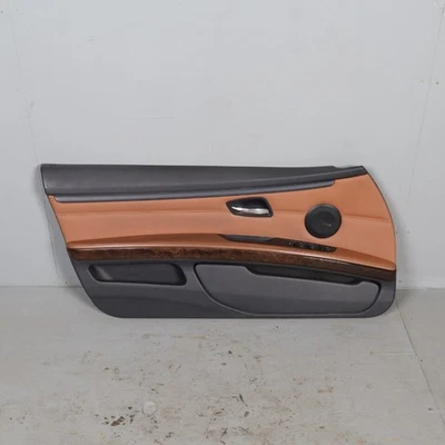 2008-2013 BMW 328i 335i M3 Left Front Door Panel Saddle Brown OEM Used Foto 1 de 4