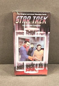 BRAND NEW VHS STAR TREK - EPISODE 53 -THE ULTIMATE COMPUTER FACTORY SEALED - Bild 1 von 3