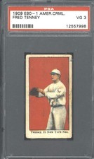 1909 E90-1 American Caramel Fred Tenney