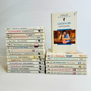 22 Romance Silhouette Paperback Books Love Lot Mills & Boon Love Romantic Bundle - Picture 1 of 18