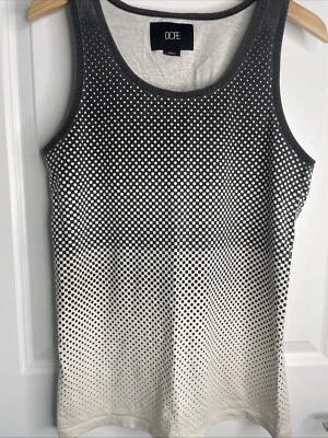 DOPE Clothing Cline Geometric Pattern Cotton Men’s Tank Top -S - Image 1 of 4