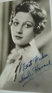 1935 Autograph Publicity Shot-SHIRLEY HOWARD-(Rambling Round Radio Row 8 Fame) - Picture 1 of 4