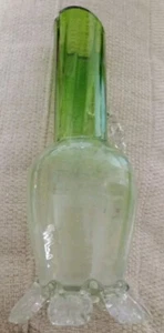 Manganese Oxide Coloured Victorian Glass Ewer Damaged - Picture 1 of 11