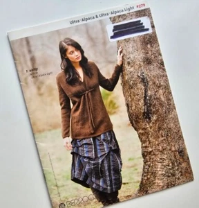 Berroco Ultra Alpaca 279 Knitting Patterns 8 Woman Designs - Picture 1 of 9