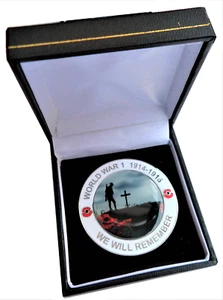 World War I Commemorative Coin Official MOD Licensed in Box - Picture 1 of 5