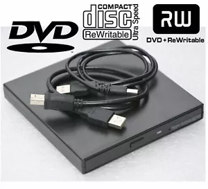 EXTERNAL USB DVD-RW DVD-BRENNER CDRW CD BURNER UNIVERSAL COMBO-DRIVE -#LW4 - Bild 1 von 1