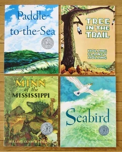 Lot 4 HOLLING CLANCY HOLLING Books Seabird Minn Paddle to Sea Tree in Trail PB - Imagen 1 de 2