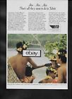  UTA FRENCH AIRLINES AIR FRANCE 1960 ATA ATA THAT'S ALL THEY DO IN TAHITI AD