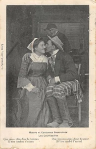 CPA 01 MOEURS ET COUTUMES BRESSANNES LES COURTISAILLES - Picture 1 of 1
