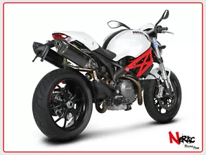 EXHAUST AKRAPOVIC EXHAUST SLIP-ON DUCATI MONSTER 696 796 1100 S-D10SO7-HZC - Picture 1 of 1