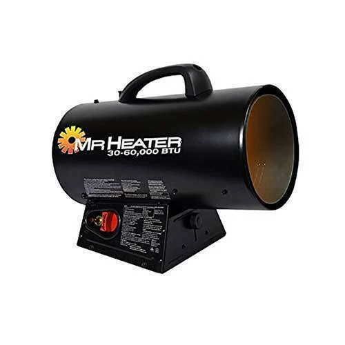 Mr. Heater MH60QFAV 60000BTU Portable Propane Forced Air Heater - Black