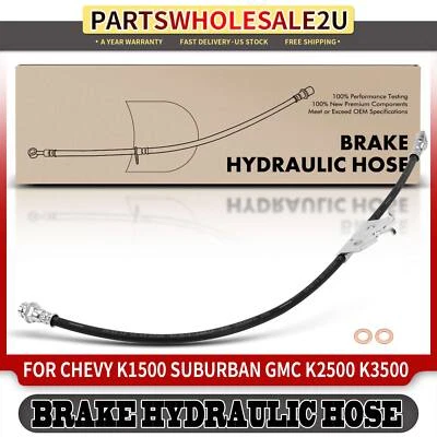 Manguera hidráulica de freno delantero izquierdo izquierdo LH para Chevrolet K1500 Suburban Tahoe GMC K2500 Foto 1 de 4
