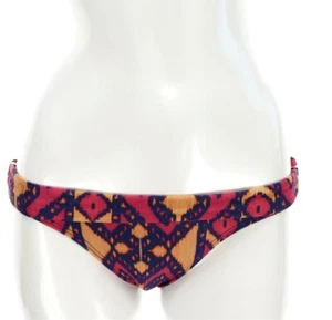 Vix 145828 Womens Pink Geometric Hipster Bikini Bottom Swimwear Size Small - Picture 1 of 3