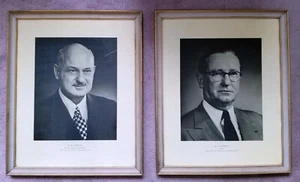 1950's Studebaker Auto Corporation US President and Candian President Portraits - Picture 1 of 11
