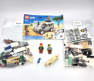 LEGO City 60267 Safari Off-Roader Set Complete w/ Minifigures Animals Manual - Picture 1 of 7