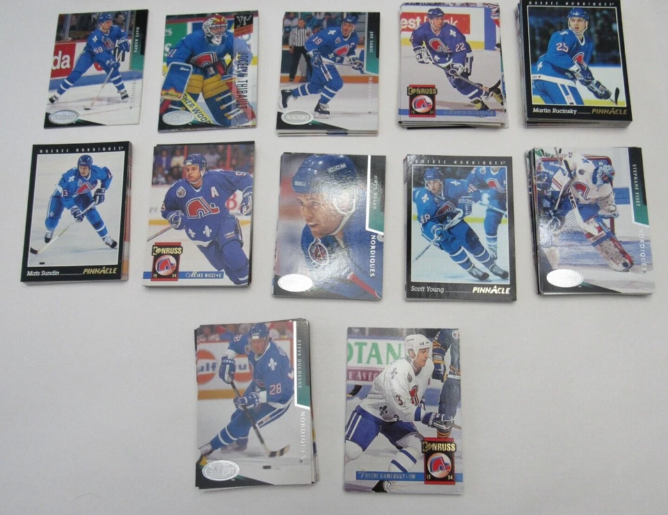 ++139 QUEBEC NORDIQUES++ NHL Trading Cards LOT: 139 CARDS. Rank 4 - Image 1 of 4