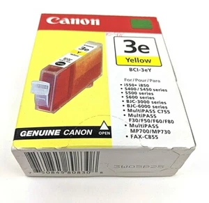 CANON BCI-3eY Yellow Ink Tank Genuine NEW Sealed Expired - Picture 1 of 5