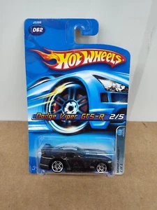 Dodge Viper GTS-R Hot Wheels 2006 Mopar Madness Series #62 MTFL negro con PR5s - Imagen 1 de 2