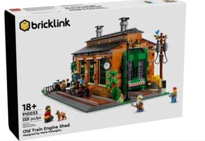 Lego Bricklink Designer Program 910033 Old Train Engine Shed 🔥  New !! - Image 1 of 4