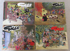 Four Early Giles Cartoons Books Series 38, 39, 40 & 41 1983-1987