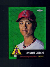 SHOHEI OHTANI 2022 Topps Chrome Platinum Anniversary GREEN WAVE #38/99 (Y)