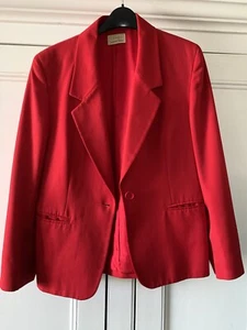 Austin Reed Red Jacket Size 12 - Picture 1 of 12