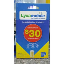 LycaMobile Unlimited Plan $30 Starter Pack