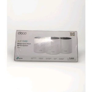 TP-Link Deco X15 White AX1500 Whole Home Mesh WiFi 6 Router System 3 Pack - Picture 1 of 2