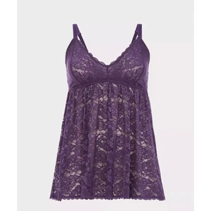 Torrid Women's Plus Size Purple Reign Simply Lace Babydoll Lingerie Size 4 4X - Picture 1 of 5