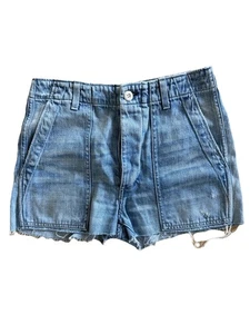 AMO Army Cargo Soft Denim Jean Cutoff - Picture 1 of 9