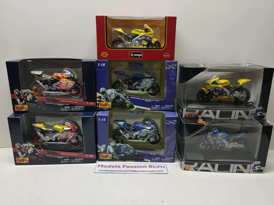 Honda Moto GP 1/18 Lot X 7 - Photo 1/4