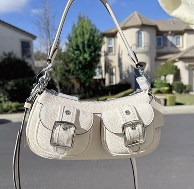 NWT Coach Ashton baguette Bag CM079 chalk - Image 1 of 4