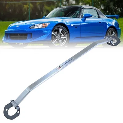Megan Silver Front Upper Strut Bar Tower Brace For 99-09 Honda S2000 AP1 AP2 - Image 1 of 3