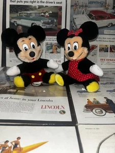 Vintage Disneyland Disney World Mickey und Minnie Mouse Plüschtiere - Bild 1 von 10