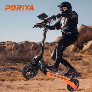 PORIYA Electric Scooter 2000W 65KM/H Portable Foldable Off Road Adult W/Tail - Picture 1 of 31