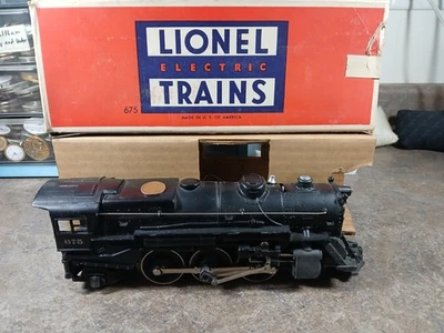 Vintage Clean Lionel Postwar O 675 Steam Engine Smoke Chamber Boiler With Box - Image 1 of 4