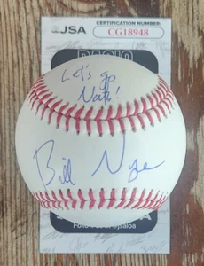 Bill Nye Signed Official MLB Baseball JSA COA Science Guy Washington Nationals 2 - Picture 1 of 3